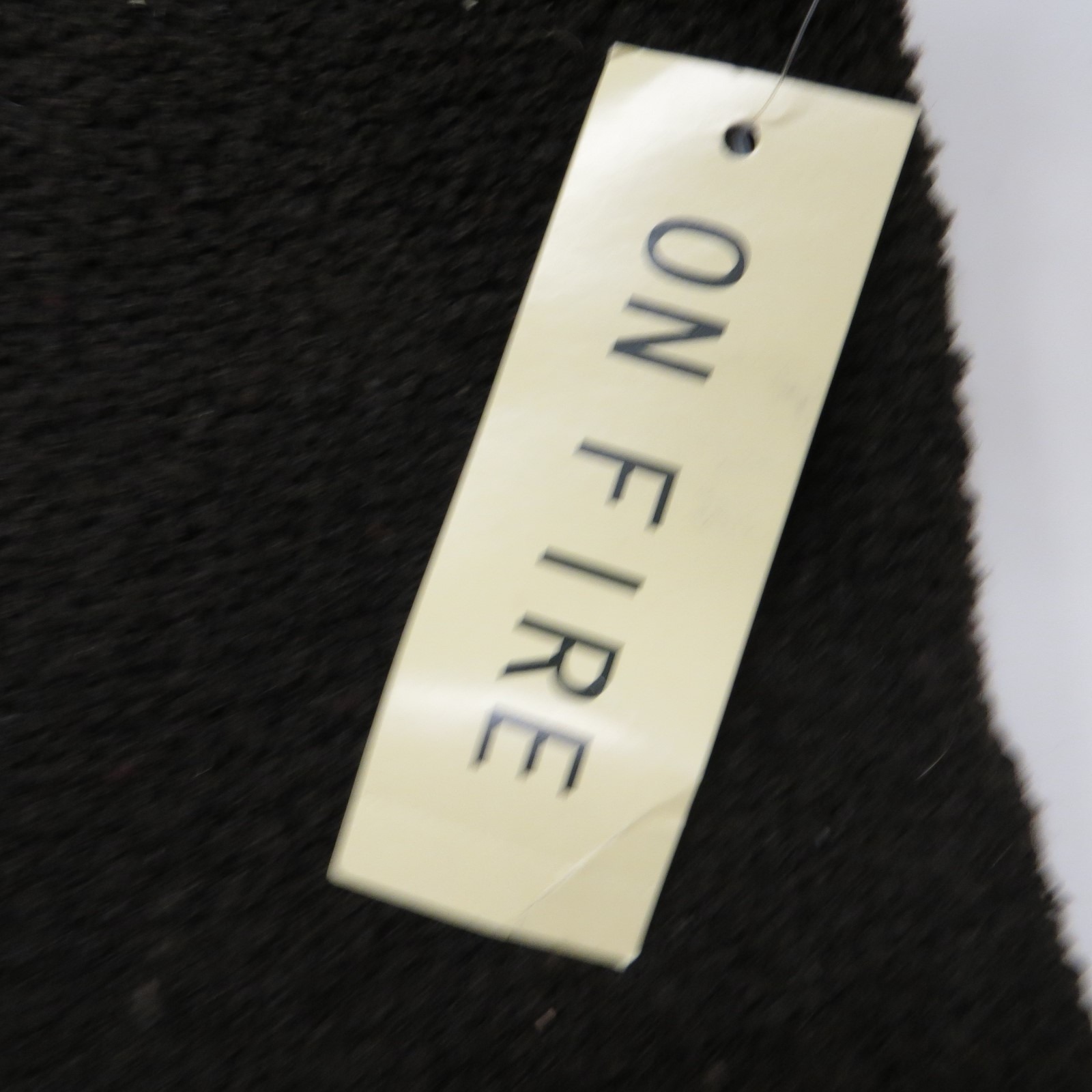 On Fire Turtleneck Sweater Womens Medium Brown Short Sleeve New Nwt — image 2 of 5